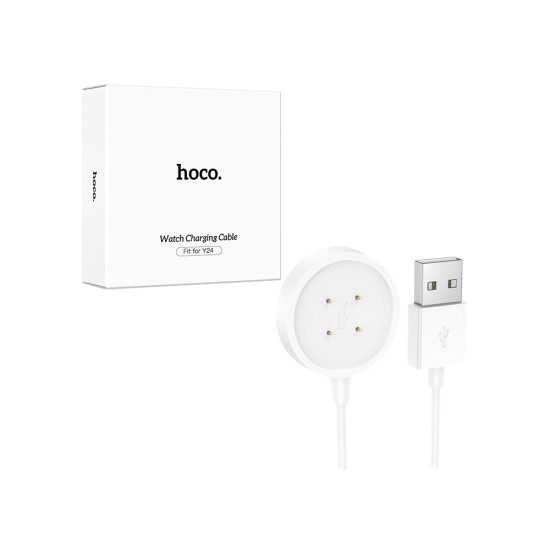 Hoco Wireless Charger For Smartwatch Y24 Sports White